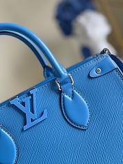 Louis Vuitton Grenelle tote blue epi pm bag - 2