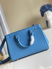 Louis Vuitton Grenelle tote blue epi pm bag - 5