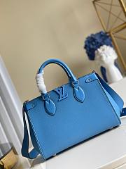 Louis Vuitton Grenelle tote blue epi pm bag - 6