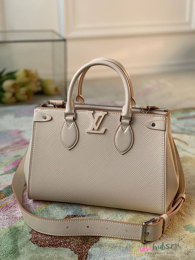 Louis Vuitton Grenelle tote white epi pm bag - 1