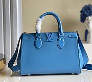 Louis Vuitton Grenelle tote blue epi pm bag - 1