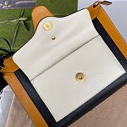 GUCCI Small GG Dahlia White Yellow Shoulder Bag - 4