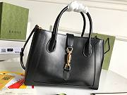 Gucci Jackie 1961 Medium Tote Black Bag - 3