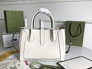 Gucci Jackie 1961 Medium Tote White Bag - 6