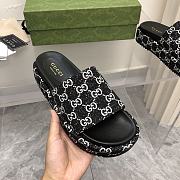 Gucci flatform black denim  - 6