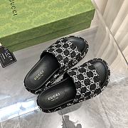 Gucci flatform black denim  - 3