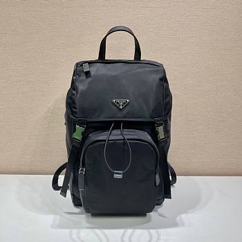 PRADA Nylon and Saffiano Leather Backpack