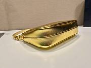 Prada Saffiano Gold Leather Mini Shoulder Bag - 6