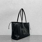 Celine Cabas Drawstring triomphe smooth calfskin bag  - 5