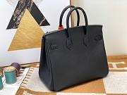 Hermes Birkin Black Epsom Leather 35cm (Silver/ Gold Hardware) Bag - 5