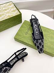 Gucci black GG 4cm heels - 5