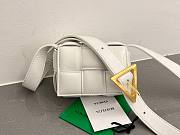 Bottega Veneta Candy Padded Cassette White Leather Bag - 1