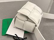 Bottega Veneta Candy Padded Cassette White Leather Bag - 6