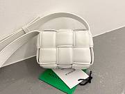 Bottega Veneta Candy Padded Cassette White Leather Bag - 5