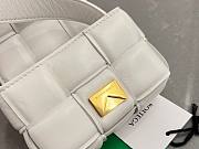 Bottega Veneta Candy Padded Cassette White Leather Bag - 4