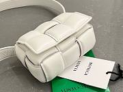 Bottega Veneta Candy Padded Cassette White Leather Bag - 3