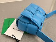 Bottega Veneta Candy Padded Cassette Blue Leather Bag - 2