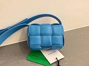 Bottega Veneta Candy Padded Cassette Blue Leather Bag - 3