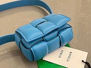 Bottega Veneta Candy Padded Cassette Blue Leather Bag - 6