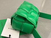 Bottega Veneta Candy Padded Cassette Green Leather Bag - 5