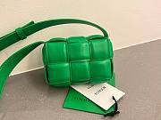 Bottega Veneta Candy Padded Cassette Green Leather Bag - 6