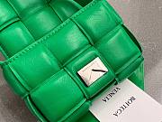 Bottega Veneta Candy Padded Cassette Green Leather Bag - 3