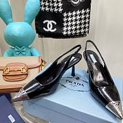 Prada black slingback 70mm heels - 2