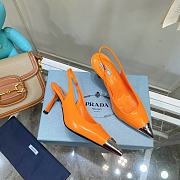 Prada orange slingback 70mm heels - 3