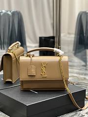 YSL Sunset in Dark Beige 22cm Bag - 1