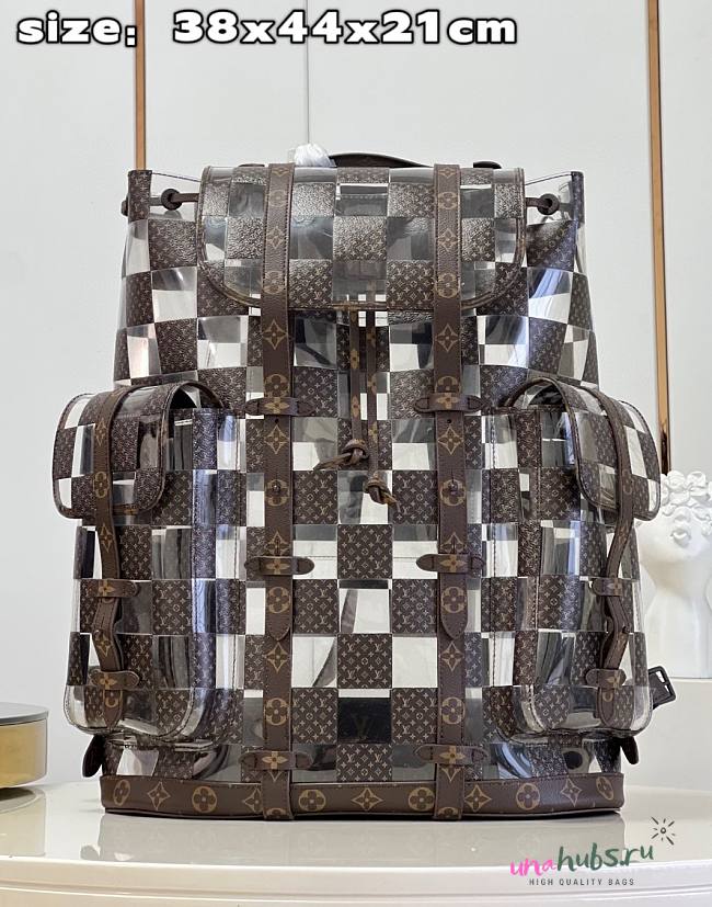 Louis Vuitton Virgil Abloh Monogram Chess Christopher Backpack  - 1