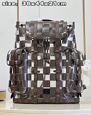 Louis Vuitton Virgil Abloh Monogram Chess Christopher Backpack  - 1