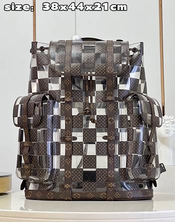 Louis Vuitton Virgil Abloh Monogram Chess Christopher Backpack 