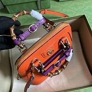 Gucci Diana orange mini tote bag - 5