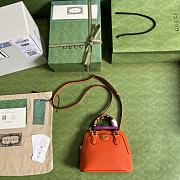 Gucci Diana orange mini tote bag - 3