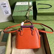 Gucci Diana orange mini tote bag - 4