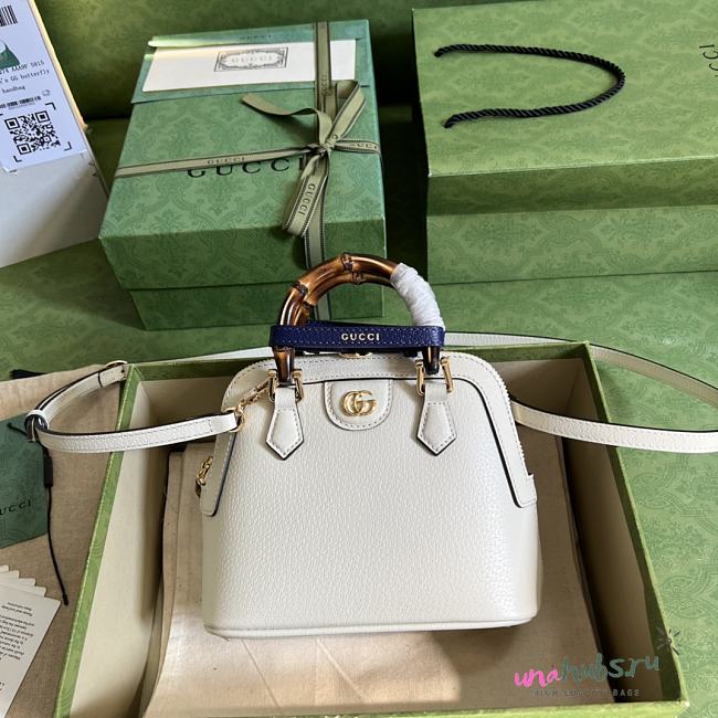 Gucci Diana white mini tote bag - 1