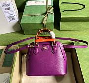 Gucci Diana purple mini tote bag - 1