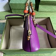 Gucci Diana purple mini tote bag - 6