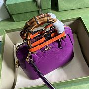 Gucci Diana purple mini tote bag - 5