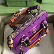 Gucci Diana purple mini tote bag - 4