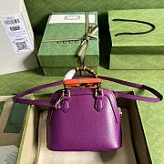 Gucci Diana purple mini tote bag - 3