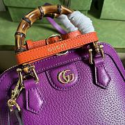 Gucci Diana purple mini tote bag - 2