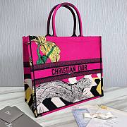 Dior Large Multicolor Toile De Jouy Embroidery Book Tote - 5