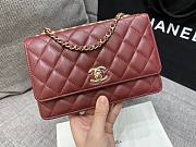 Chanel woc 19cm wine bag - 2