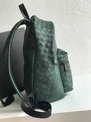 Bottega Veneta green leather backpack - 6