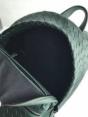 Bottega Veneta green leather backpack - 5