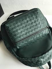 Bottega Veneta green leather backpack - 2