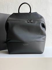 BOTTEGA VENETA black solf leather backpack - 1