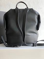 BOTTEGA VENETA black solf leather backpack - 6