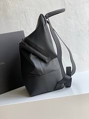 BOTTEGA VENETA black solf leather backpack - 4